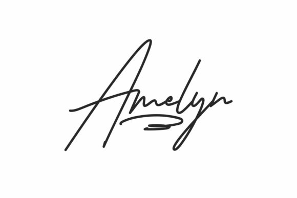 Amelyn: Elevating Designs with Elegant Script Typography