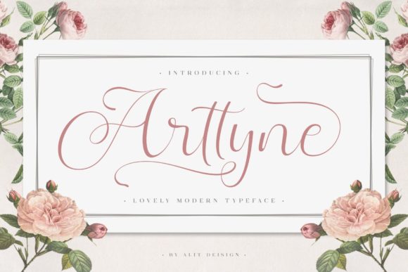 Arttyne: A Flowing Script for Your Creative Projects