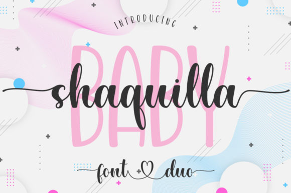 Baby Shaquilla: Crafting Elegance with a Dual-Typeface