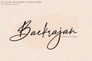 Baekrajan: A Luxurious Script for Modern Craft and Branding