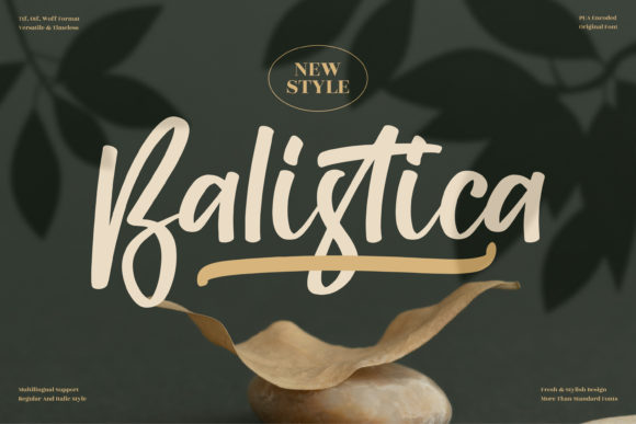 Balistica: Crafting Elegance with a Modern Script