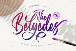 Belgedes: A Brush Script for Elegant Design