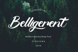 Belligerent: A Script Font with Unapologetic Character