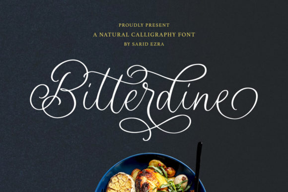 Bitterdine Script: The Modern Calligraphy Font for Authentic Branding