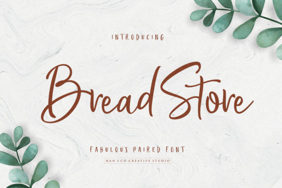 Bread Store: A Playful Font Duo for Memorable Branding
