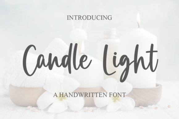 Candle Light: Crafting Brand Warmth with a Modern Script Font
