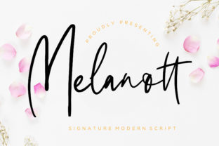Discovering Melanott: The Cool & Sweet Script Font