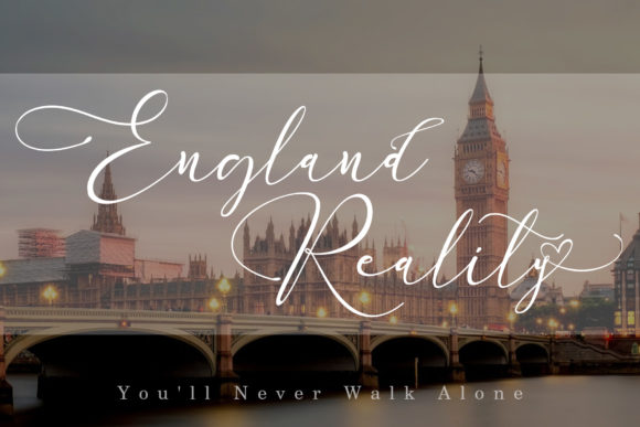 England Reality: A Stylish Script for Modern Branding