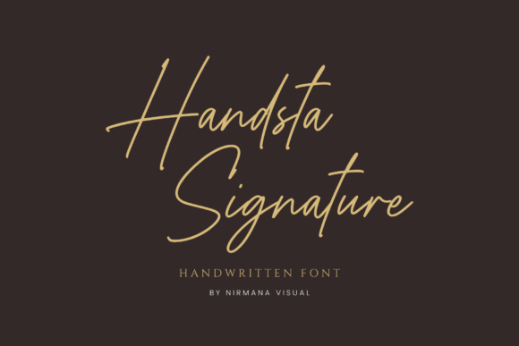 Handsta Signature: Where Romance Meets the Page