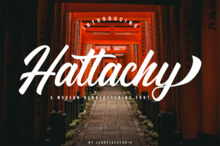 Hattachy: A Modern Handlettering Font for Romantic Projects