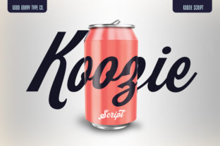 Koozie: The Vintage Brush Script Font That Captures Authentic Charm