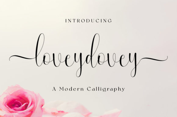 Loveydovey: The Handwritten Font That Feels Like a Personal Note