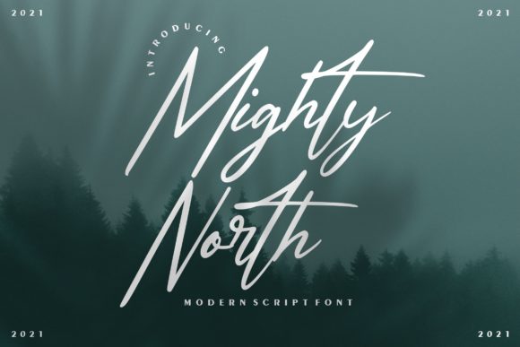 Might North: A Modern Script Font for Authentic Design