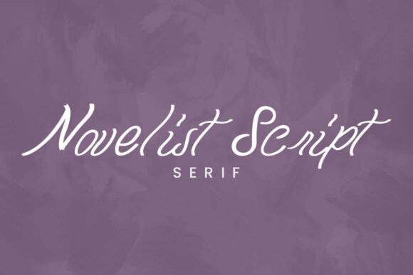 Novelist: The Premium Handwritten Script for Elegant Design