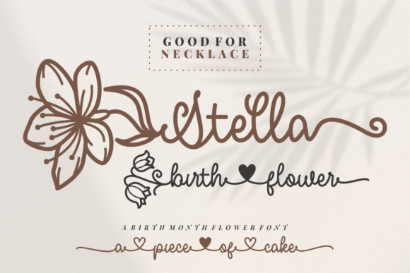 Stella Birth Flower: A Vintage Script for Modern Creators