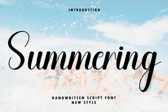 Summering: The Elegant Script Font for Modern Designers