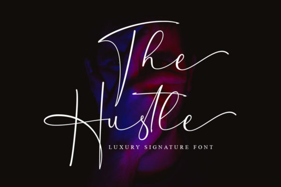 The Hustle: A Script Font for Modern Elegance