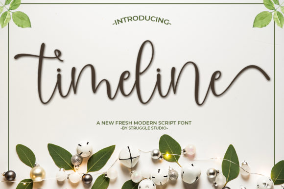 Timeline: The Sweet, Casual Script with a Modern Edge