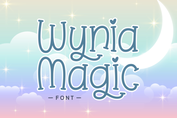 Wynia Magic: A Script Font for Whimsical Modern Designs